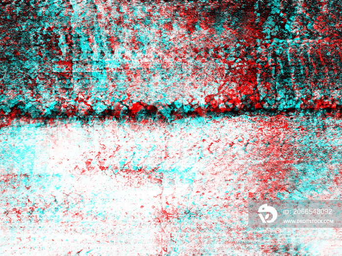 Abstract photocopy texture background, Color double exposure, Glitch