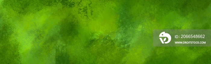 抽象背景绿色纹理横幅，刷漆绘画