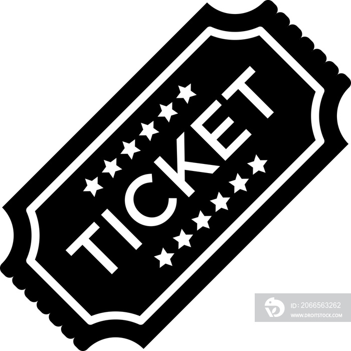 ticket icon design vector template