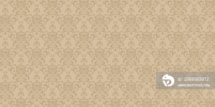 Seamless damask wallpaper