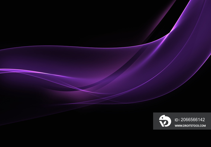 Abstract background waves. Black and grape purple abstract background for wallpaper or business card