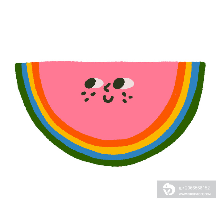 Colorful sweets LGBT Pride illustration