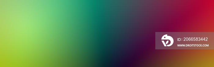 Colorful banner background with harmonic rainbow colors in a beautiful gradient - Abstract horizonta