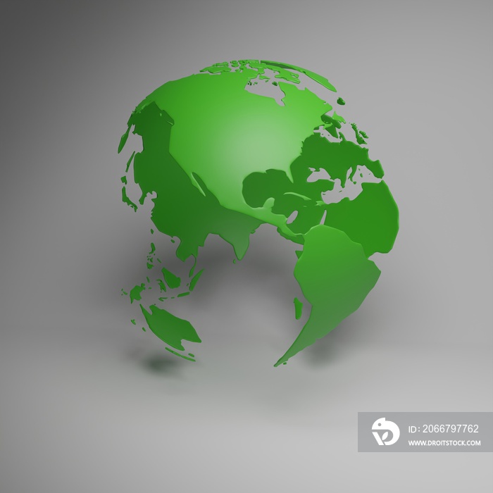 green deal model planet earth, america and usa abstract ecological background