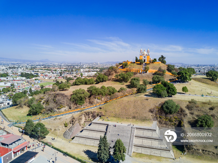 The famous Pyramid of Cholula