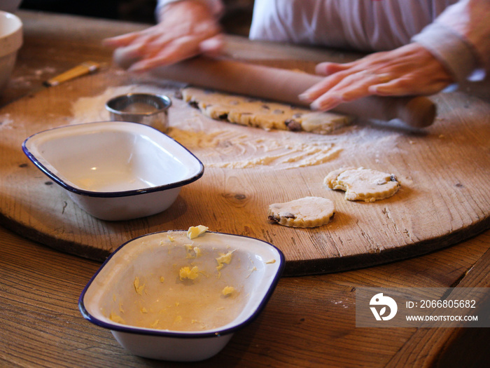 Preparing Welsh Oatcakes - UK