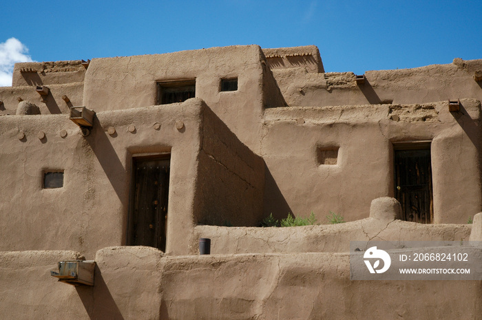 世界遺産 タオス・プエブロの建造物