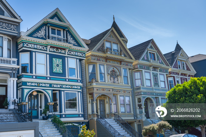 Victorian homes in San Francisco