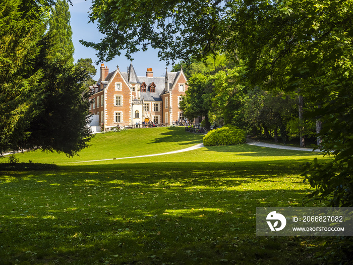 Leonardo-da-Vinci-Museum, Schloss Clos Lucé, Amboise, Indre-et-Loire, Loiretal, Centre, Frankreich