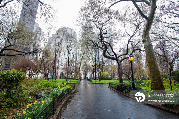 Empty streets of New York City during Coronavirus quarantine