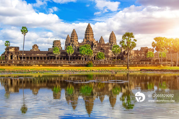 Angkor Wat Temple, Siem reap in Cambodia.