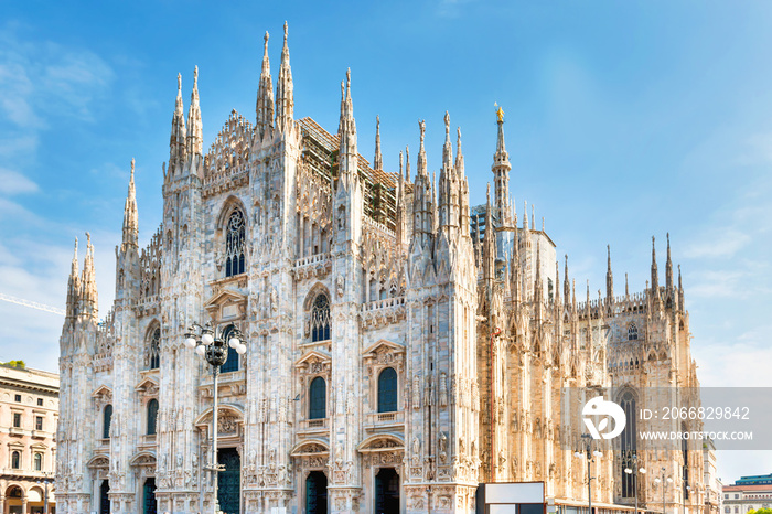 Duomo gothic cathedral in Milan