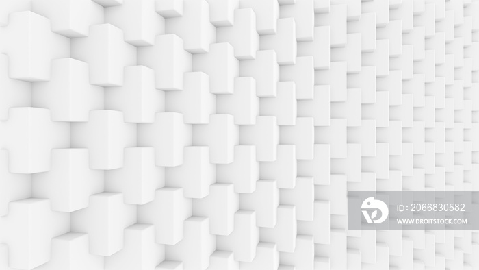 white pattern of squares, abstarct white background wallpaper