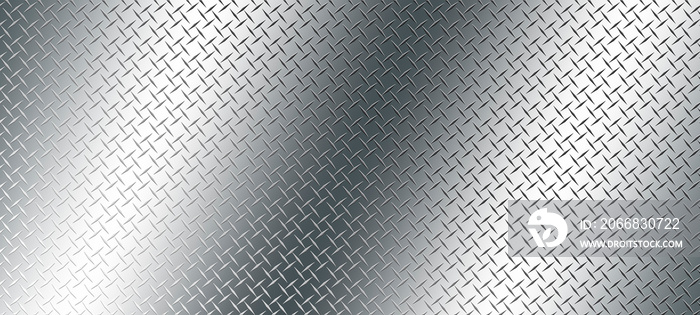 Metal floor plate with diamond pattern texture for background,illustration