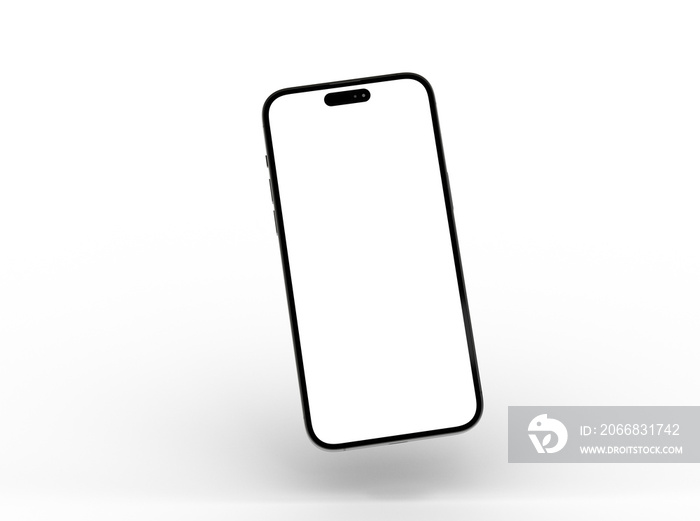 Mockup - phone 3d illustration mockup smartphone isolated.