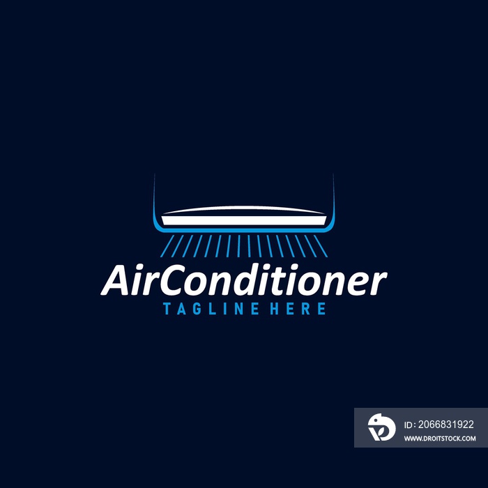 Air condition logo concept vector. Technology device for adjust air condition