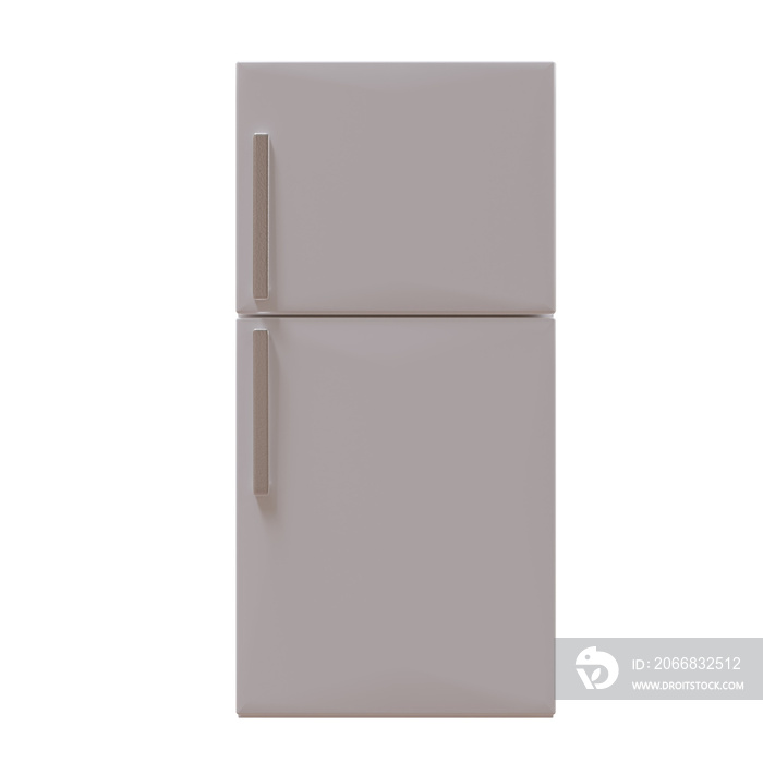 Refrigerator, fridge isolated on transparent background, PNG