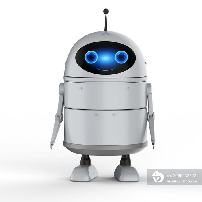 Cute android robot