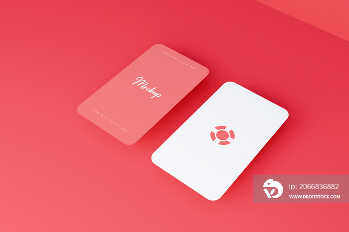 Modern Professional business card mockup design template for your brand