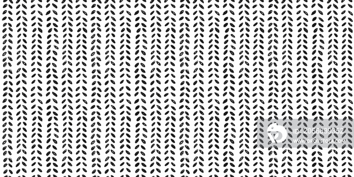 Seamless Pen and ink doodle chevron arrow dots seamless pattern. Hand drawn herringbone illustration motif. Trendy doodle dash contemporary urban scribble.