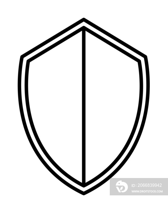 shield line icon. Element of cyber security icon for mobile concept and web apps. Thin line shield icon can be used for web and mobile