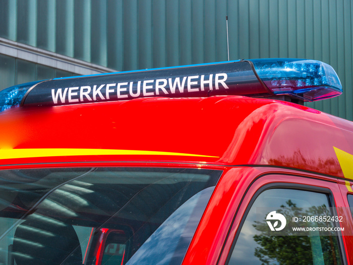 Feuerwehrfahrzeug der Werkfeuerwehr