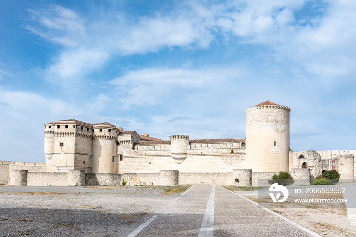 Castle of the Dukes of Alburquerque in Cuellar, Segovia, Castilla y Leon, Spain