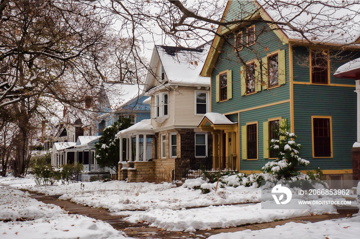 Quiet residential street