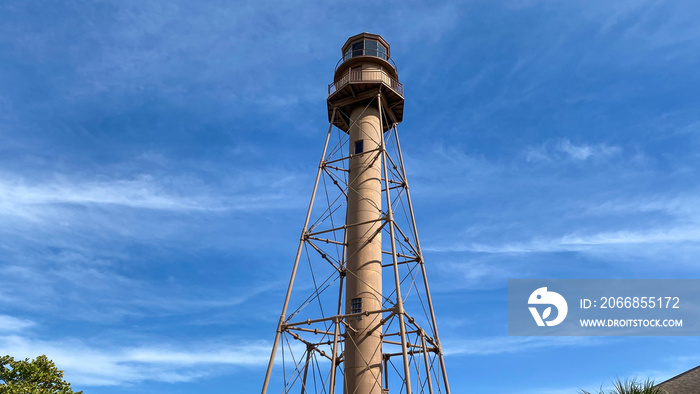 lighthouse with blue sky