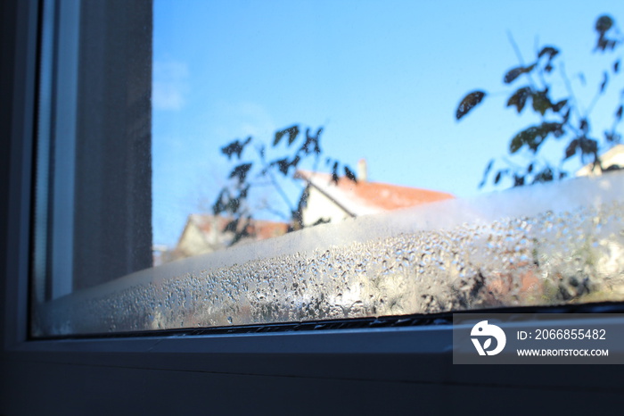 Creating condensation on the window