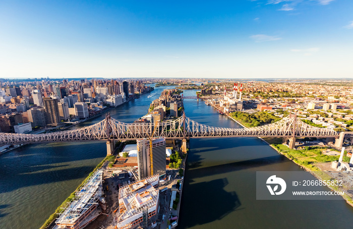 Queensboro Bridge over the East River in New York City