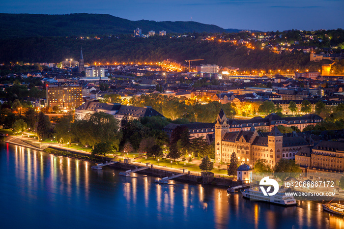 Panorama of Koblenz