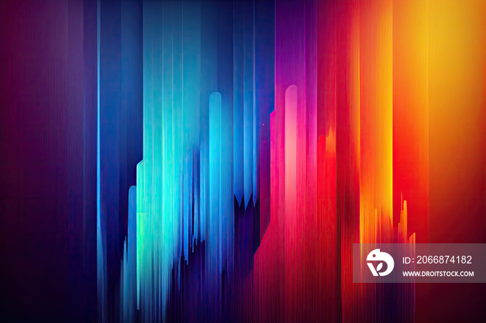 Beautiful colorful water color gradient splash