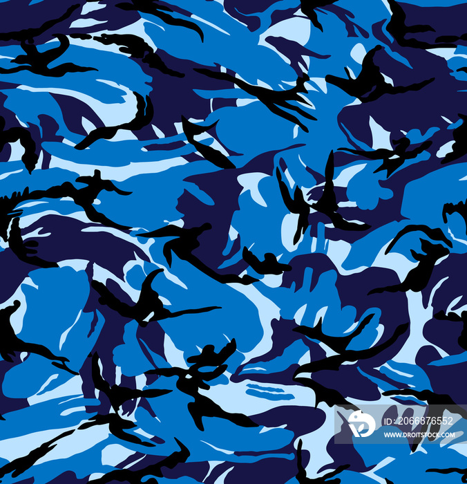 Seamless camouflage pattern, modern camouflage print.