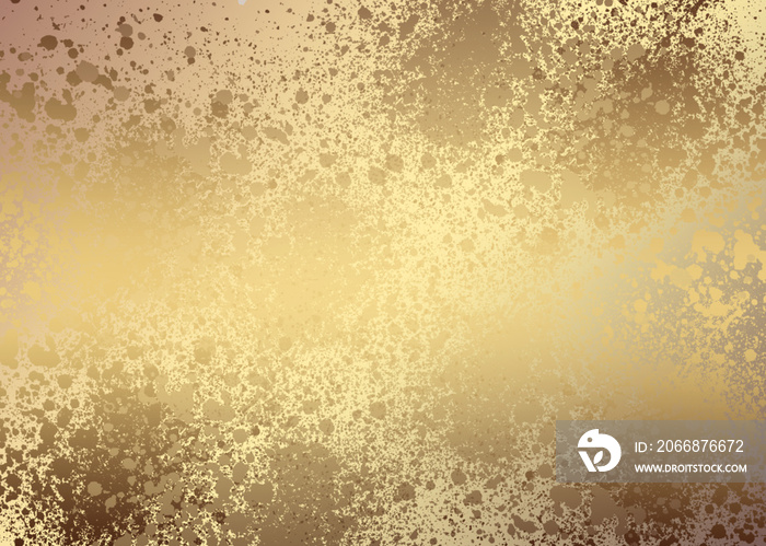 Golden abstract  decorative paper texture  background  for  artwork  - Illustration