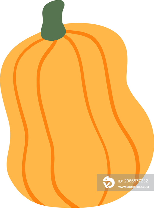 Cute pumpkin Illustration for design element