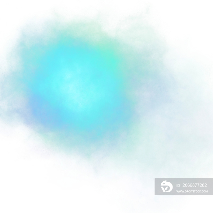 water color  icon for decoration label colorful circle smoke cloud  png