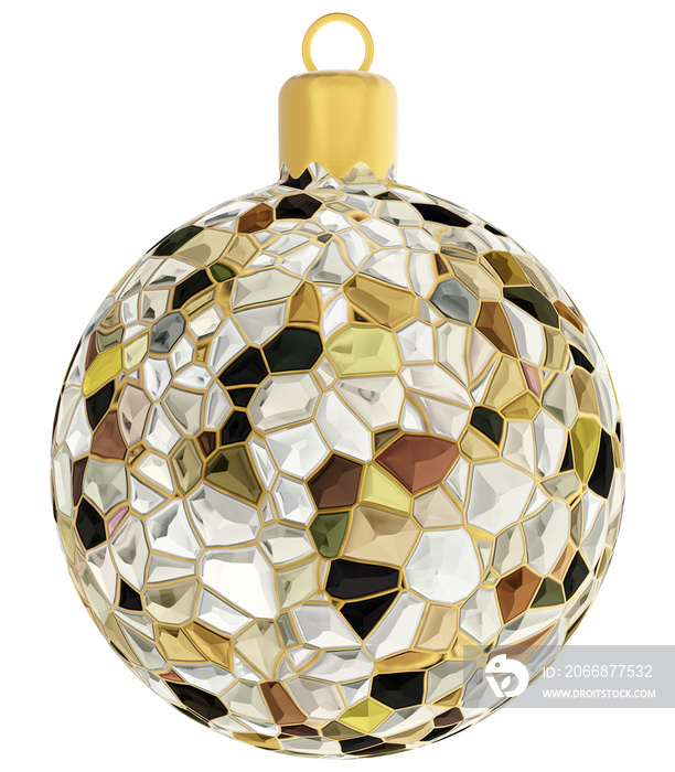 Christmas ornament stained glass ball