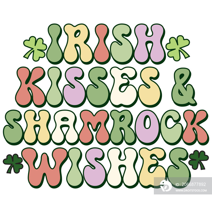 St. Patrick’s Day Retro PNG Design