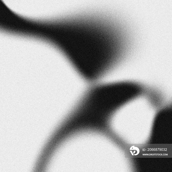 Black white abstract blurred grainy gradient background texture