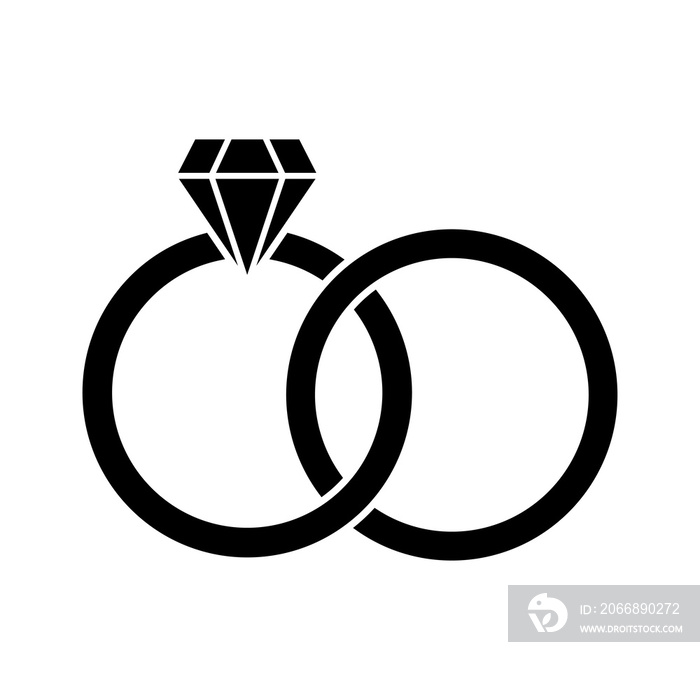 Diamond ring icon