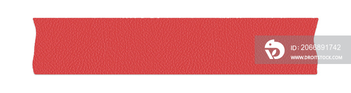 Red Leather Texture Washi Sticky Tape for Journal Planner