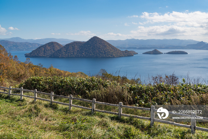 Lake Toya, Toyako is a town in Abuta District, Hokkaido, Japan