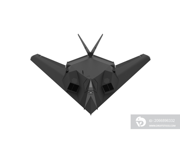 Military plane. Bomber. 3d illustration.