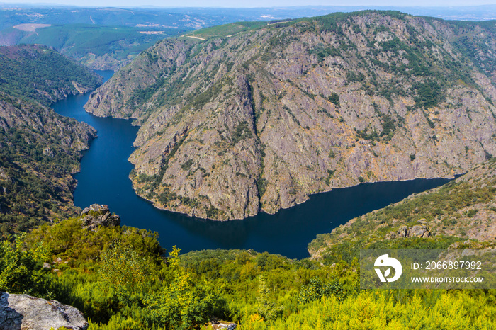 Sil Canyon Cañon del Sil, Ribeira Sacra.  Spain.