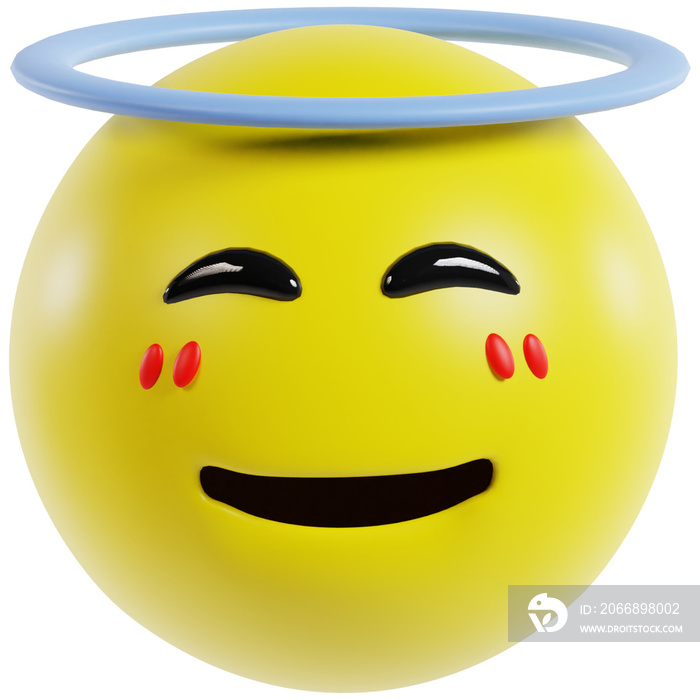 3D Angel Emoji