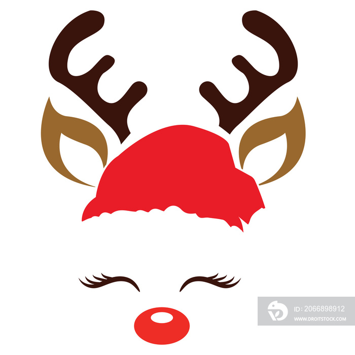 Reindeer Monogram christmas Design