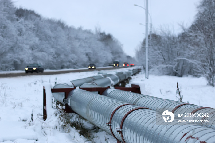 winter gas pipeline