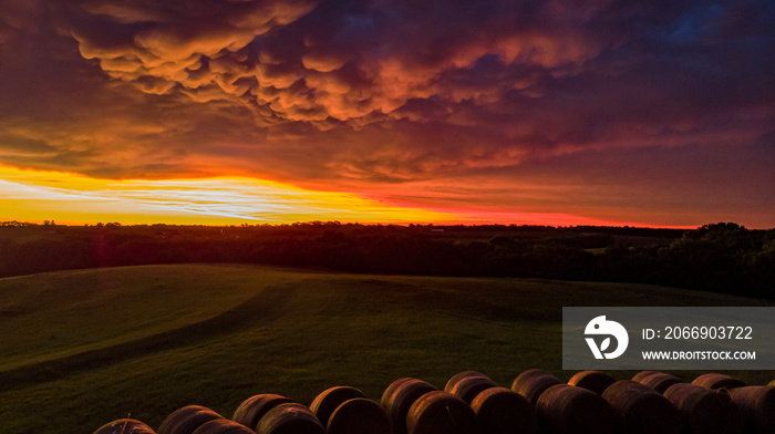 Nebraska landscape drone aerial photographs