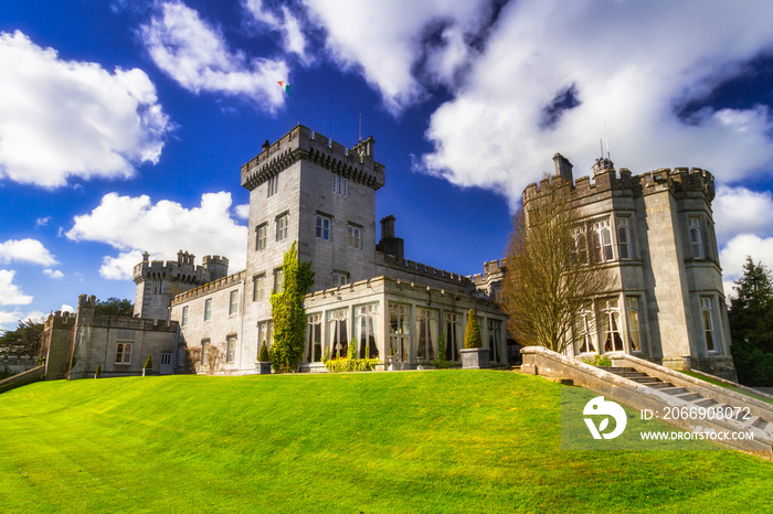 Dromoland Castle in summer, Co. Clare. Ireland